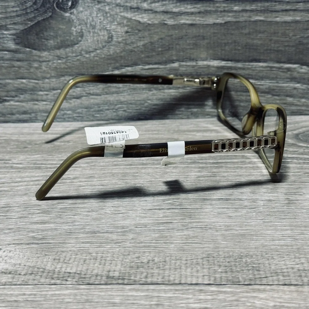 Elizabeth Arden EA 1144-1 Eyeglass Frames Womens 52-16-135 Brown Square Optical
